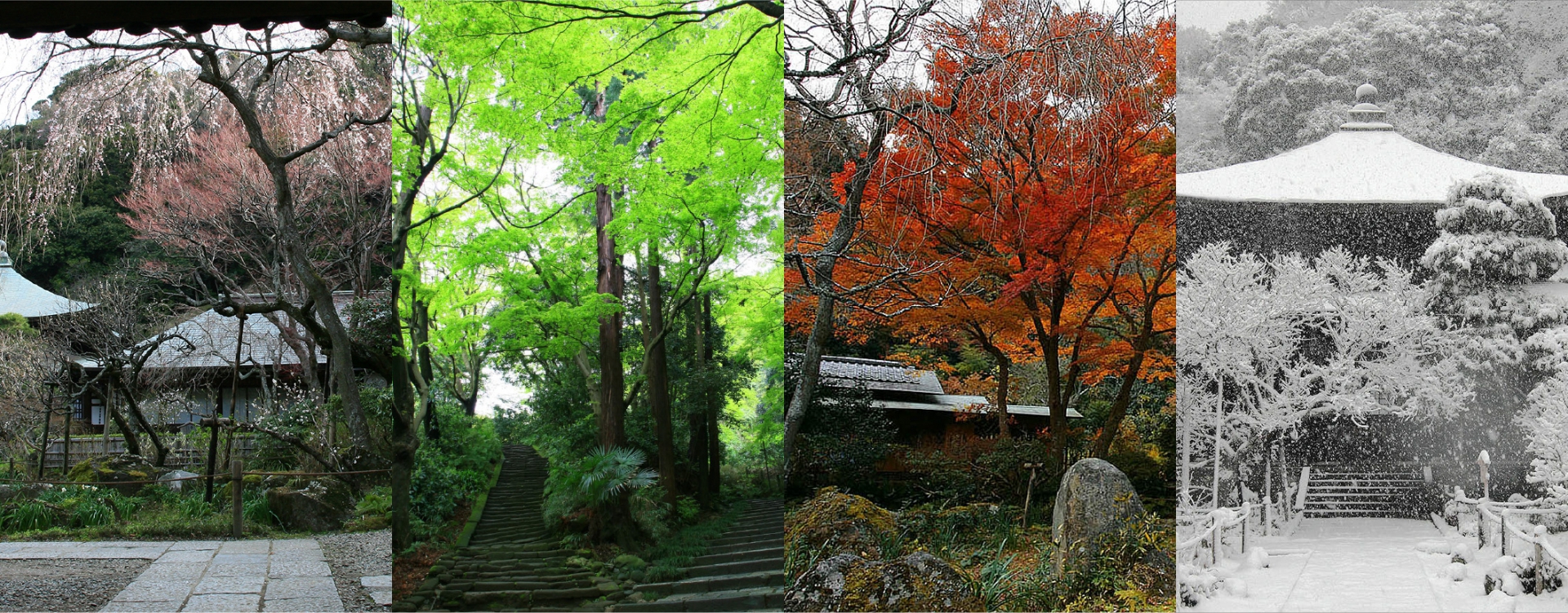 瑞泉寺　四季の風景